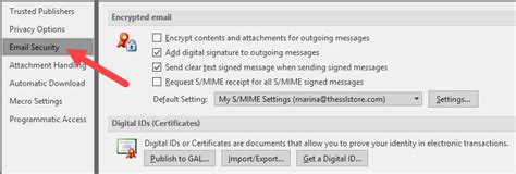 configure microsoft outlook 2016 to use smart card certificates|does outlook support certificate storage.